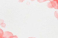 Watercolor background vector in red abstract style