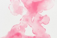 Watercolor background vector in pink abstract style