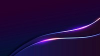 Neon desktop wallpaper, abstract background vector