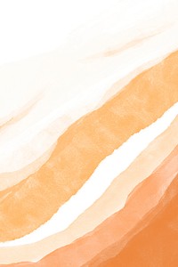 Watercolor background, iPhone orange wallpaper abstract design