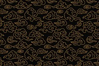 Cloud background, seamless Chinese oriental pattern psd
