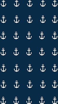 Anchor mobile wallpaper vector, iPhone background