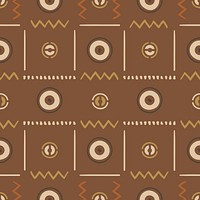 Tribal seamless pattern background, colorful geometric design, vector