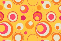 60s background, abstract circle design vector