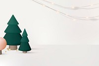 Xmas background, festive 3D design, season&rsquo;s greetings psd