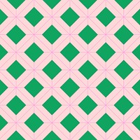 Pink background, cute geometric pattern, colorful design vector