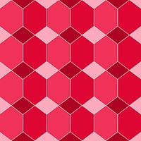 Pink background, cute geometric pattern, colorful design vector