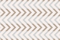 Cream pattern background, pastel zigzag simple design vector