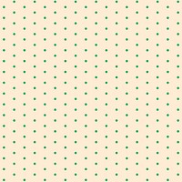 Cream background, polka dot pattern in cute design vector