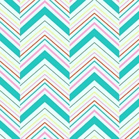 Zigzag pattern background, teal chevron, creative design vector