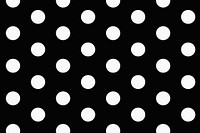 Simple pattern background, polka dot in black and white vector