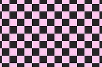 Pink & black checker background pattern