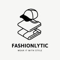 Fashion accessory logo template, business branding design vector
