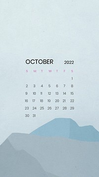 Mountain abstract December monthly calendar iPhone wallpaper