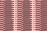 Pastel pink background, geometric pattern in 3D