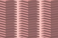 Pastel pink background, geometric pattern in 3D psd