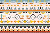 Native American seamless pattern, background vector