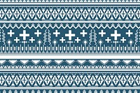 Native American seamless pattern, blue background vector