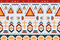 Ethnic geometric background, pattern vector, seamless colorful design