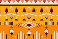 Ethnic geometric pattern background, colorful image vector