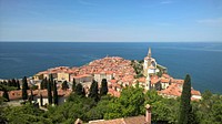 Piran, town in Slovenia. Original public domain image from Wikimedia Commons