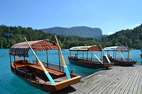 Pletna at Bled. Original public domain image from <a href="https://commons.wikimedia.org/wiki/File:Pletna_at_Bled_2014_4.jpg" target="_blank" rel="noopener noreferrer nofollow">Wikimedia Commons</a>