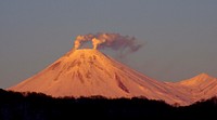 Avachinsky Volcano in Kamchatka in Russia, emitting plumes of gas on 8 November 2016. Original public domain image from <a href="https://commons.wikimedia.org/wiki/File:Avachinsky_Volcano_in_Kamchatka_in_Russia_-_2787374.jpg" target="_blank" rel="noopener noreferrer nofollow">Wikimedia Commons</a>