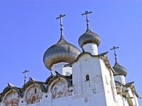 Transfiguration Cathedral of the Solovetsky monastery.