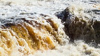 Flooded stream. Original public domain image from Wikimedia Commons