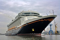 Cruise Liner Disney Dream At Meyer Werft. Original public domain image from Wikimedia Commons