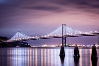 Oakland Bay Bridge, San Francisco. Original public domain image from <a href="https://commons.wikimedia.org/wiki/File:Oakland_Bay_Bridge_(139994497).jpeg" target="_blank">Wikimedia Commons</a>
