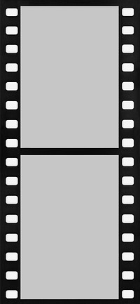 35mm film strip frame, blank vintage design