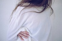 Free woman wear white cloth image, public domain people CC0 photo.