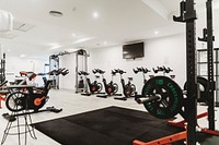 Free gym equipments image, public domain fitness CC0 photo.