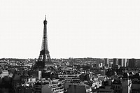 Paris skyline border background
