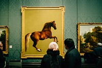 Whistlejacket artwork by George Stubbs at The National Gallery, London, UK - unknown date