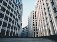 Buildings in Moscow's International Business Center, Russia