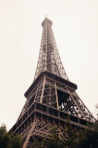 Free view from the base of the Eiffel Tower image, public domain CC0 photo.