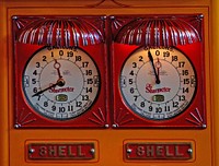 Shell Gas pumps.