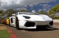 Automobili Lamborghini S.p.A. is an Italian brand and manufacturer of luxury sports cars and, formerly, SUVs, which is owned by the Volkswagen Group through its subsidiary brand division Audi. Original public domain image from Flickr