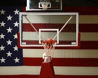 A basketball enters a net during the 2015 Martin Luther King Jr. Memorial Basketball Tournament at Kleber Kaserne, Germany on Jan. 16, 2015.