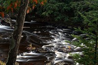 Upstream from Brownstone Falls on the Bad River in Copper Falls State Park. Wisconsin.Photo by Bobbie Halchishak/USFWS. Original public domain image from Flickr