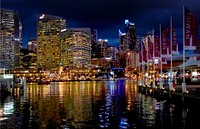 Darling Harbour Evening.Sydney.