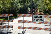 Road repairing mission on Botanical Parkway, in West Columbia. Original public domain image from Flickr