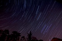 Star Trails, northeast. Original public domain image from Flickr