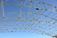 Documentation of the canopy renovation on the flight line at McEntire Joint National Guard Base, S.C., Dec. 15, 2015. (U.S. Air National Guard photo by Airman Megan Floyd/Released). Original public domain image from Flickr