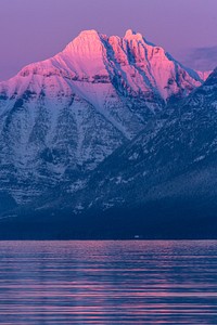 Mt. Cannon Sunset. Original public domain image from <a href="https://www.flickr.com/photos/glaciernps/23144373214/" target="_blank" rel="noopener noreferrer nofollow">Flickr</a>