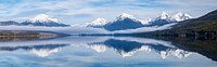 Lake McDonald Panorama. Original public domain image from Flickr