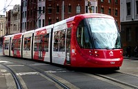 Light rail in Sydney. Original public domain image from Flickr