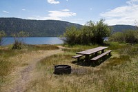 Picnic site at Fishlake _ET5A5899Twin Creeks Picnic Area is a Day Use Picnic site at Fish Lake on the Fishlake National Forest. Credit: US Forest Service. Original public domain image from Flickr